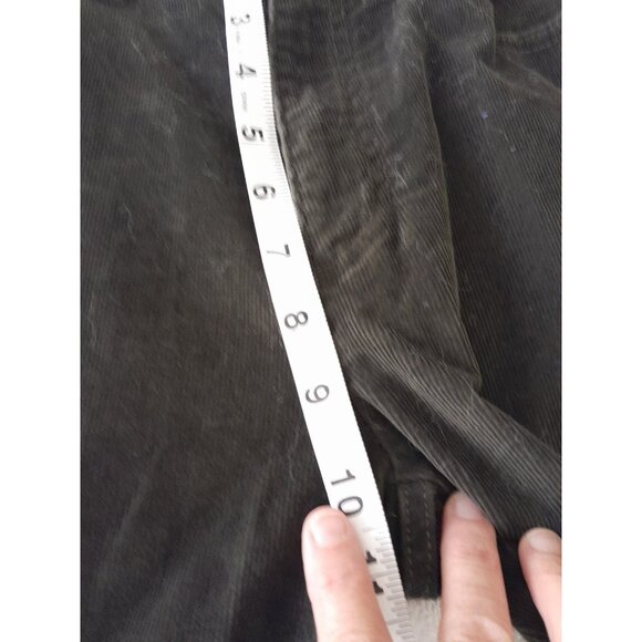 Mens Casual Retro Winter School Straight Leg Corduroy Pants 30x30 Brown - Picture 10 of 14